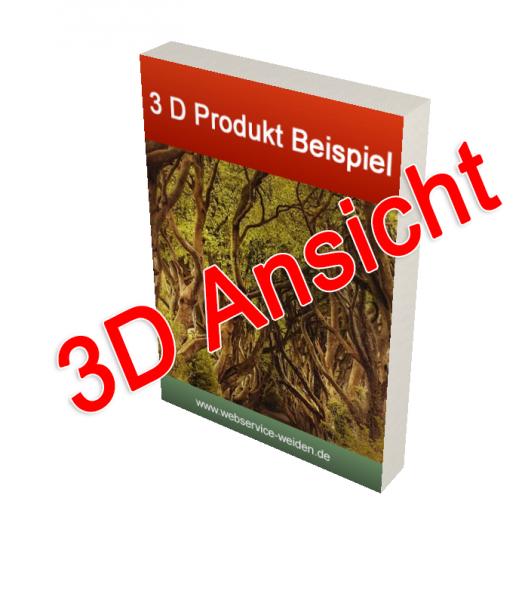 3D Artikelansicht Buch